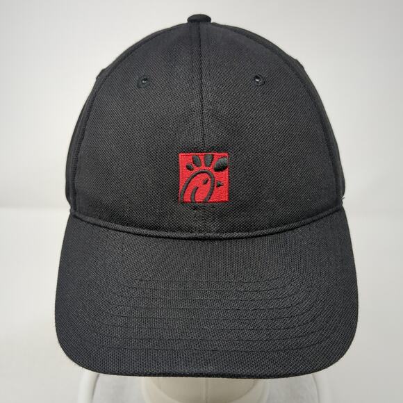 Team Style Oobe Slideback Baseball Cap Black One Size Embroidered Chick-Fil-A - Picture 2 of 10